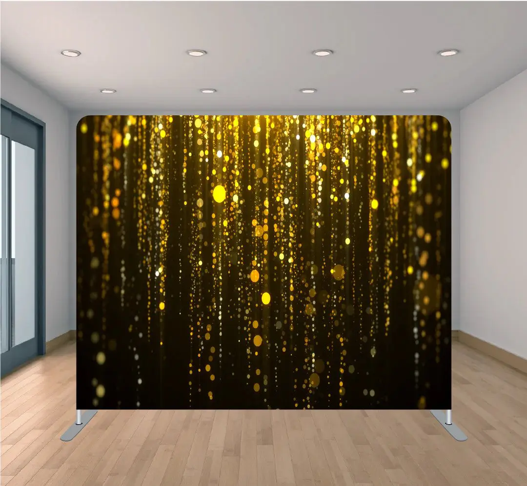 Black & Gold Bokeh