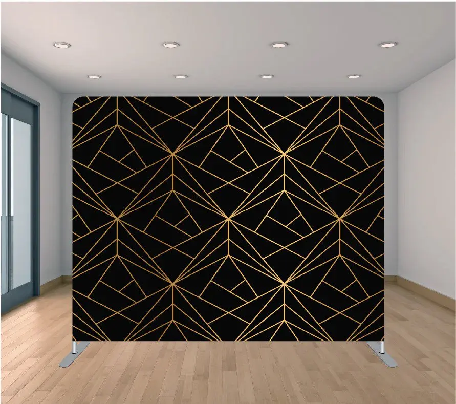 Black-Gold-Geometric